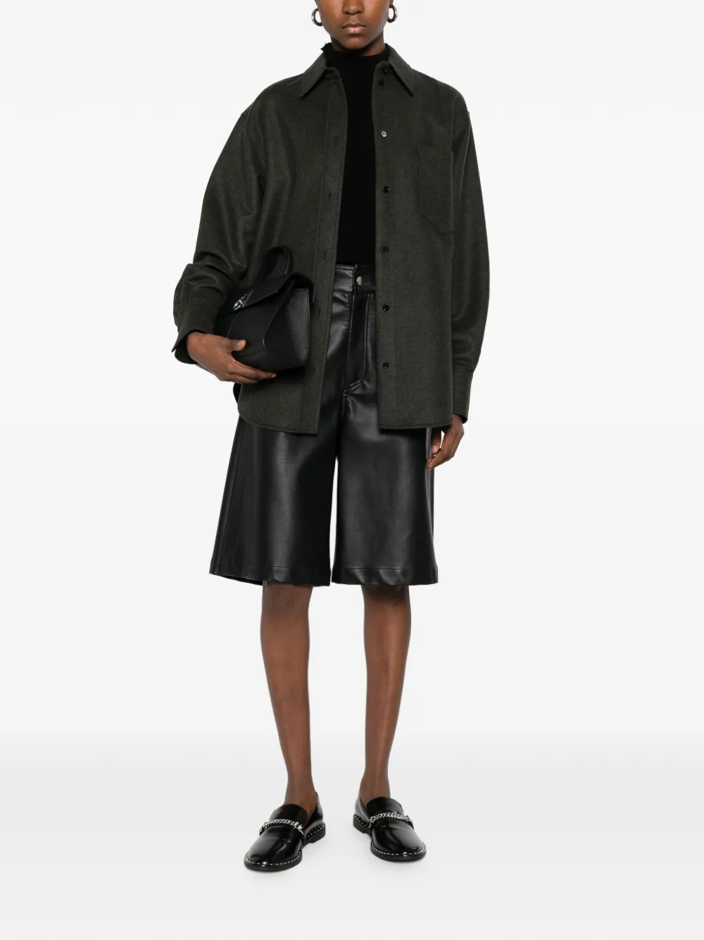 Victoria Beckham Overhemd met zak - Groen