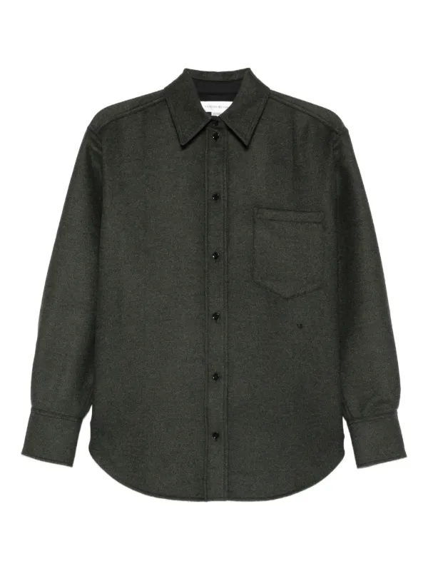 Victoria Beckham Pocket Shirt in Green