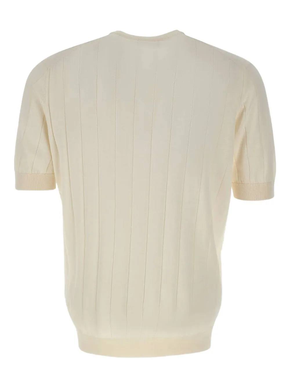 Filippo De Laurentiis T-shirt con orlo a coste - Toni neutri