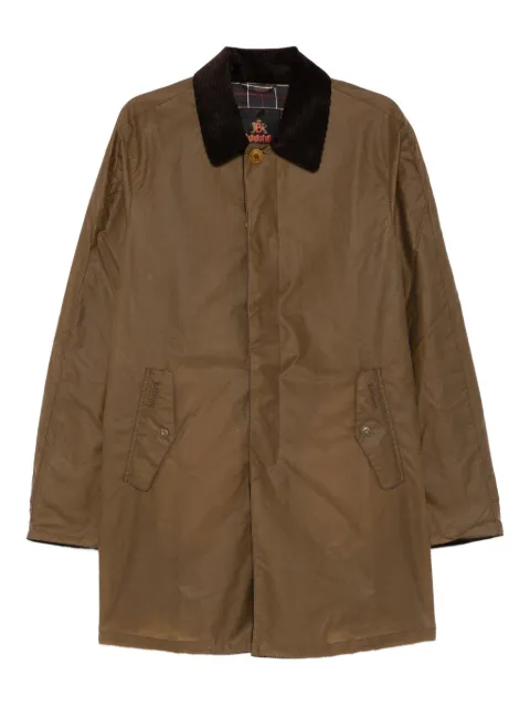 Barbour x Baracuta corduroy-collar coat
