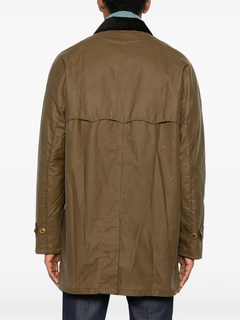 Barbour Ba X Br Wax Trench Coat Wax Clothing In Brown