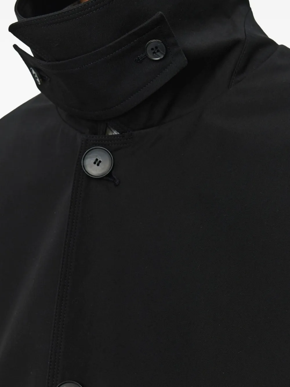 mfpen Client midi-jas met enkele rij knopen Zwart