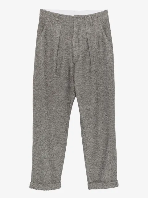 RANRA pleated cuffed trousers