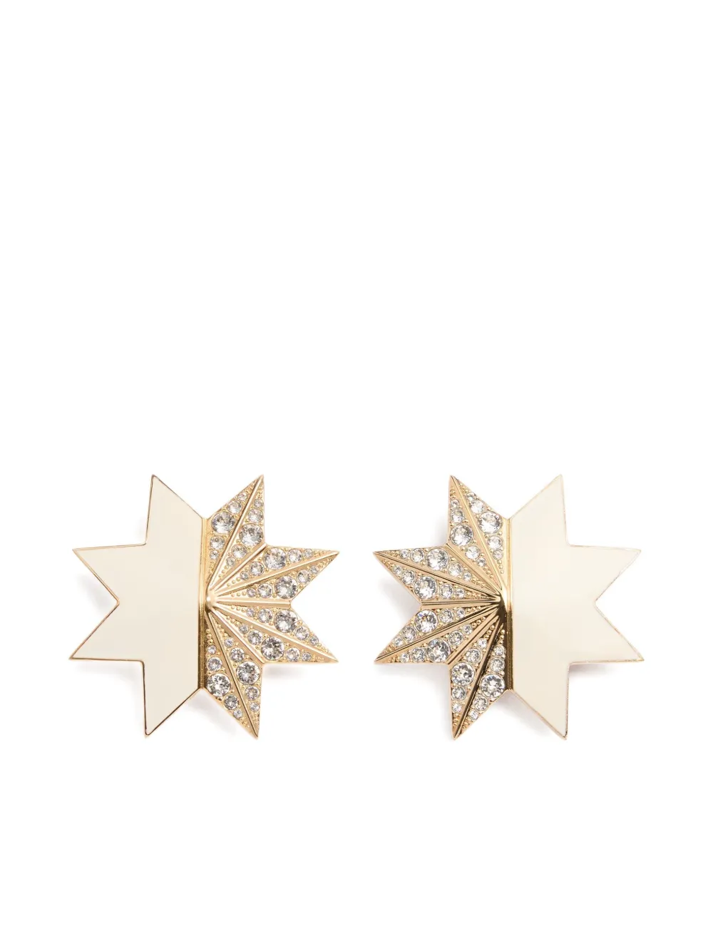 Valentino Pas Plus Earrings In Gray