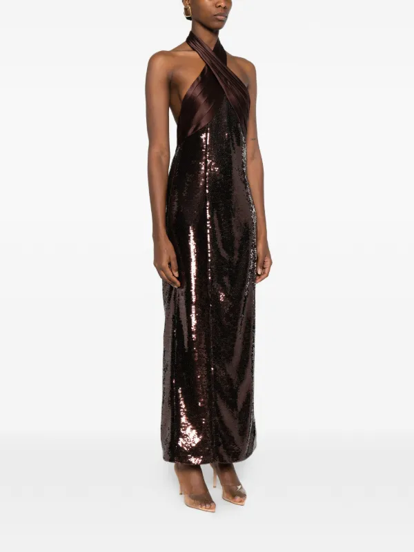 Retrofete Tamra Maxi Dress - Brown