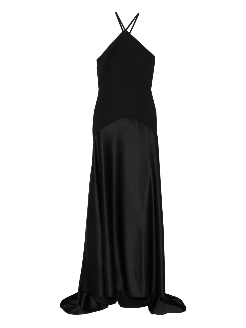 Solace London halterneck maxi dress - ブラック
