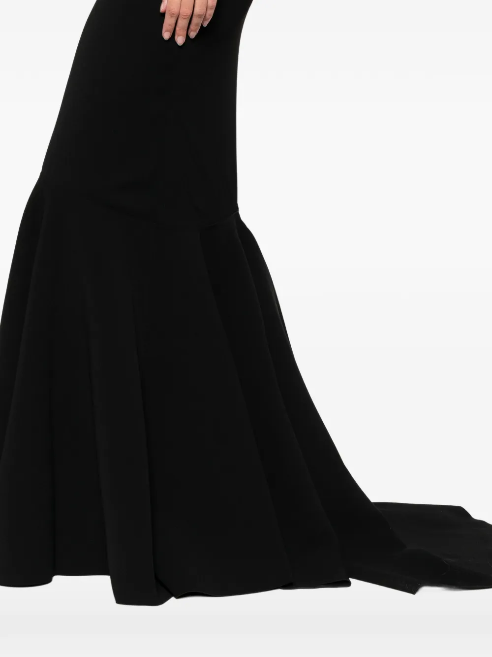 Solace London Halterneck Maxi Dress In Black