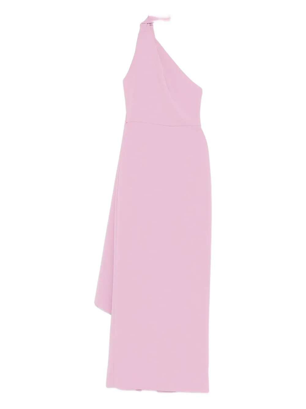Solace London one-shoulder drape dress - Rosa
