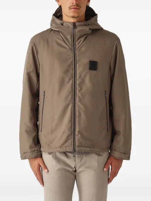 Emporio Armani logo-patch jacket