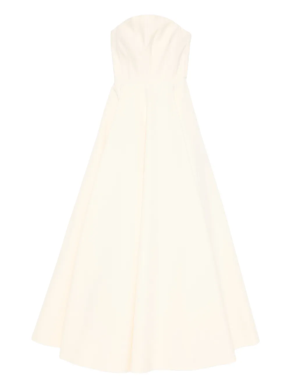 Solace London strapless dress - ニュートラル Solace London strapless dress - ニュートラル