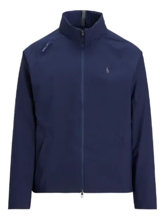 RLX Ralph Lauren ネイビージャケット RLX Ralph Lauren Llightweight logo-detail Jacket | Blue | FARFETCH