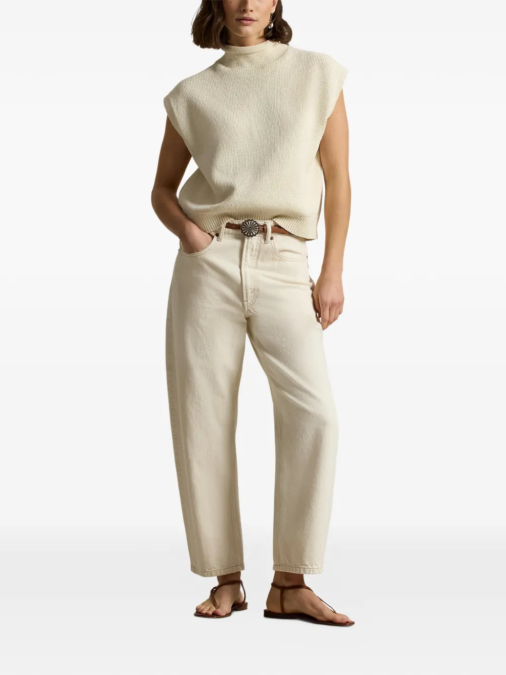 Polo Ralph Lauren Coltrui met textuur Beige