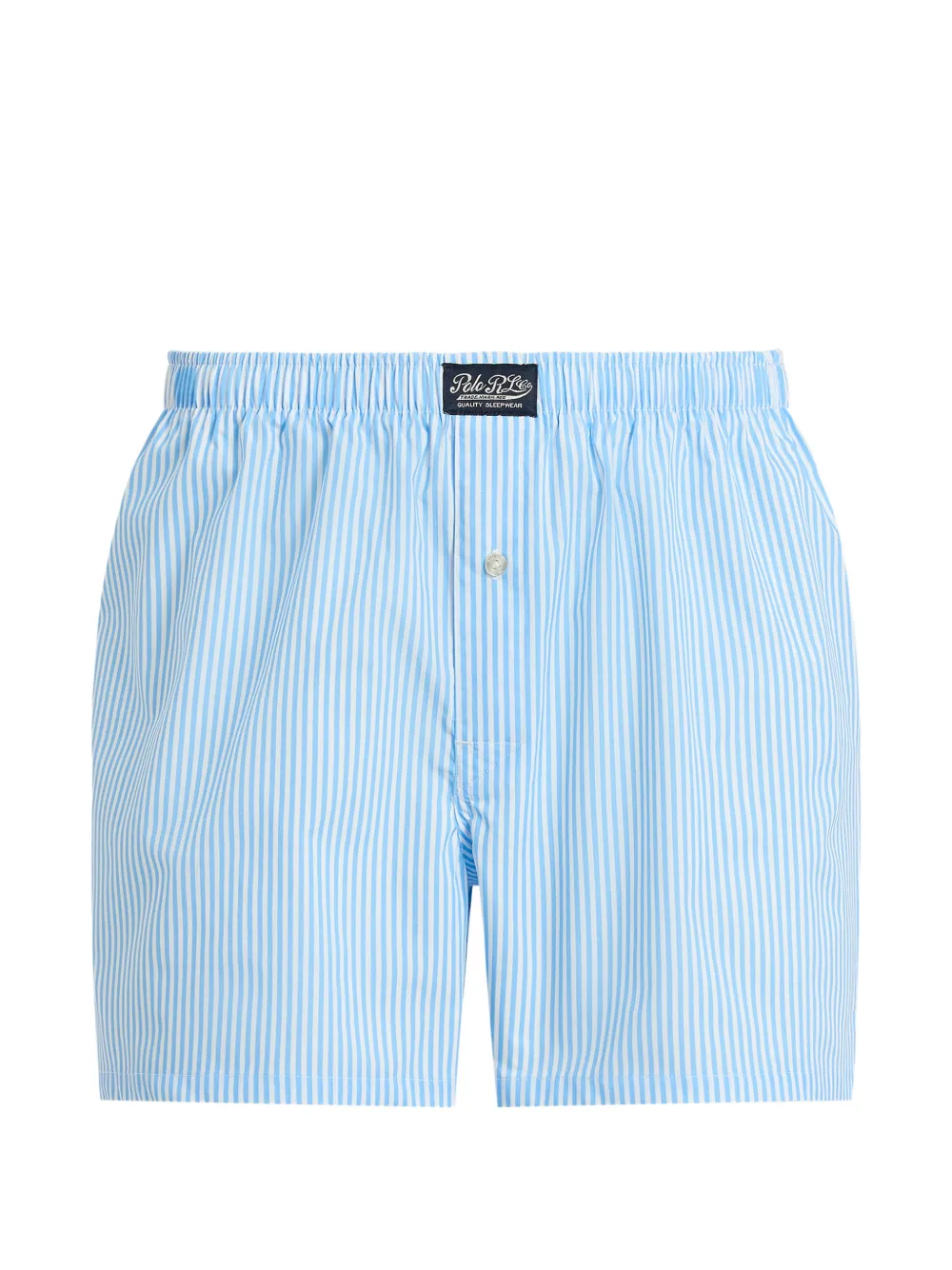 Polo Ralph Lauren striped-pattern logo-patch boxer - Blu