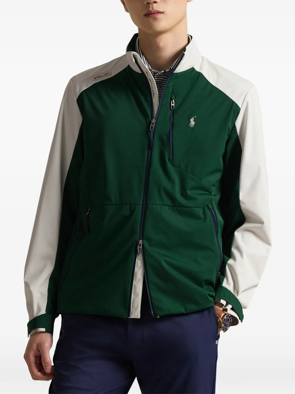  Rlx Ralph Lauren Colourblock-design Jacket - Green 