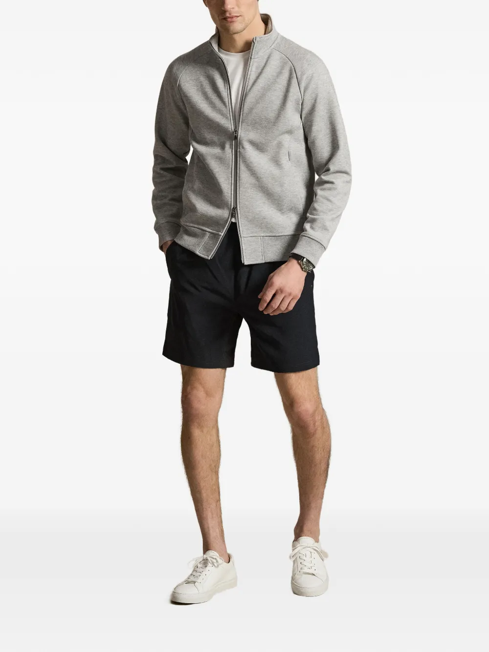  Rlx Ralph Lauren Zip-up Sweatshirt - Grey 