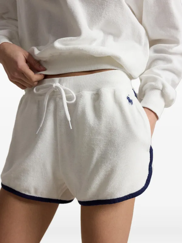 Polo Ralph Lauren Terry ドローストリング トラックショーツ