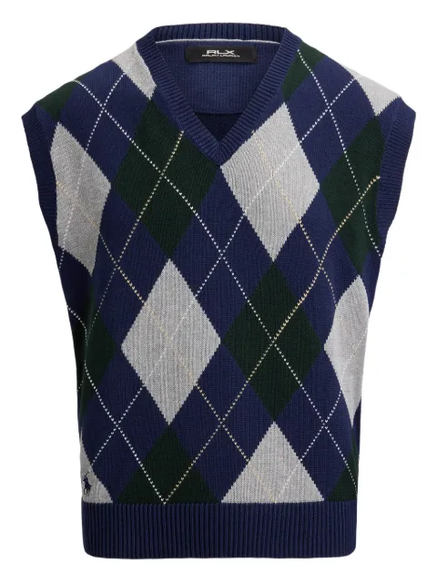 RLX Ralph Lauren argyle polo vest