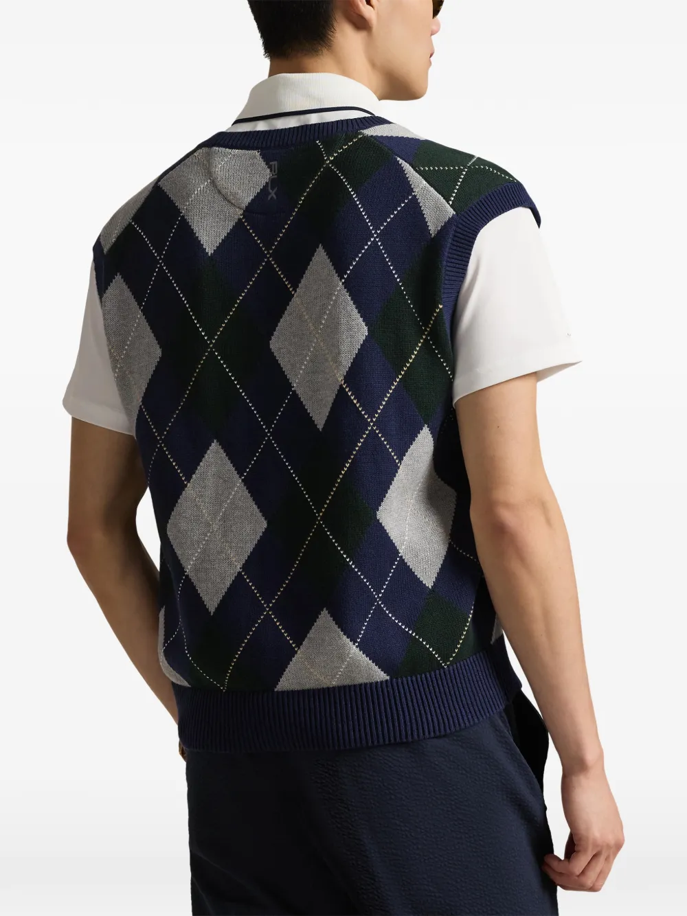 Argyle Polo Vest