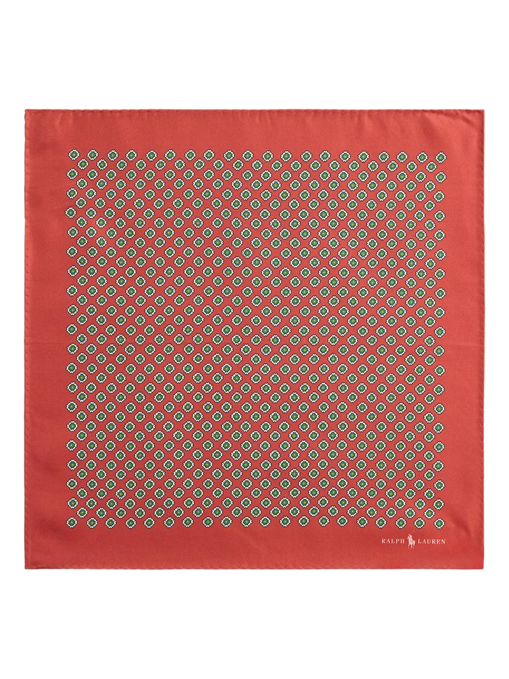 Polo Ralph Lauren Foulard in seta a fantasia - Rosso