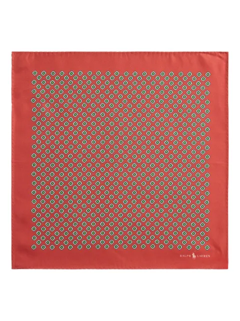 Polo Ralph Lauren mascada de seda con motivo