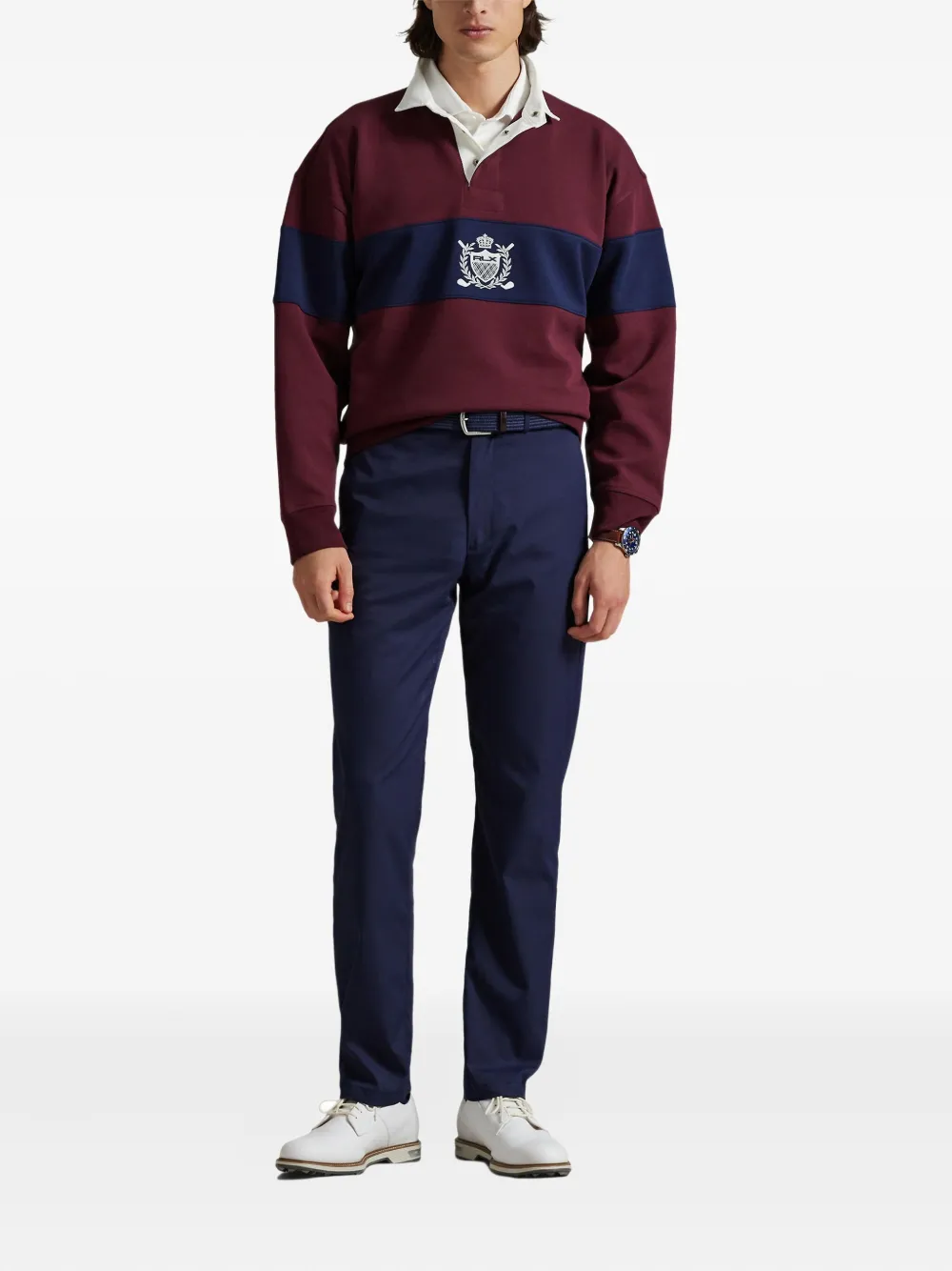 RLX Ralph Lauren Crest Rugby sweater - Rood