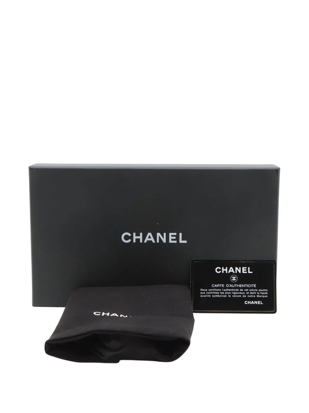 CHANEL Pre-Owned 2021 Caviar Thread Around Phone Holder with Chain crossbody bag | Pre-Owned | Image 2