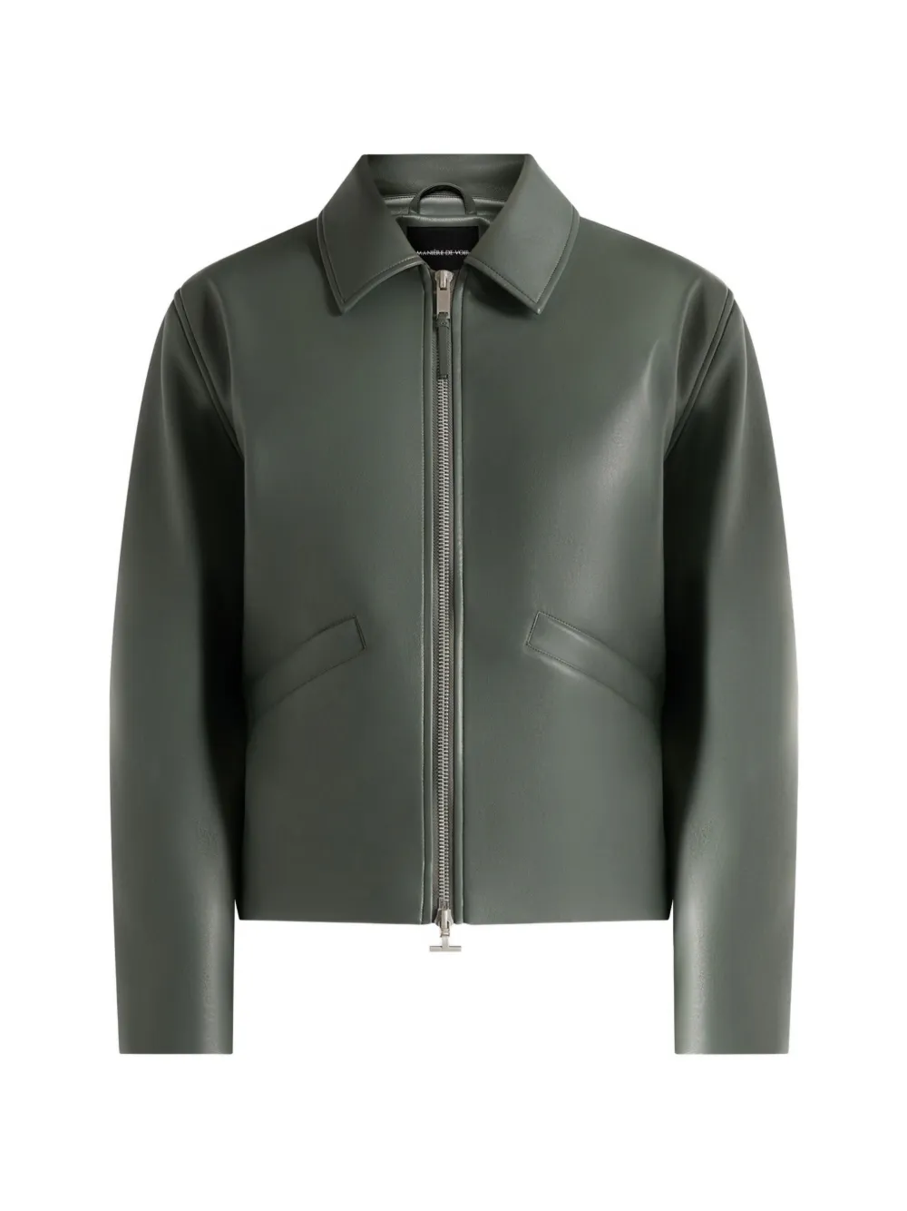 Manière De Voir Yves zip jacket - Verde