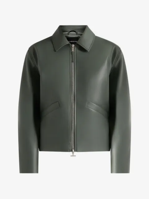 Manière De Voir Yves minimal leather jacket