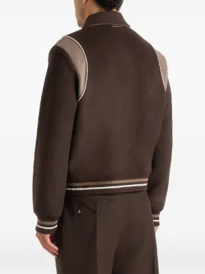 Nico contrast wool varsity jacket 6