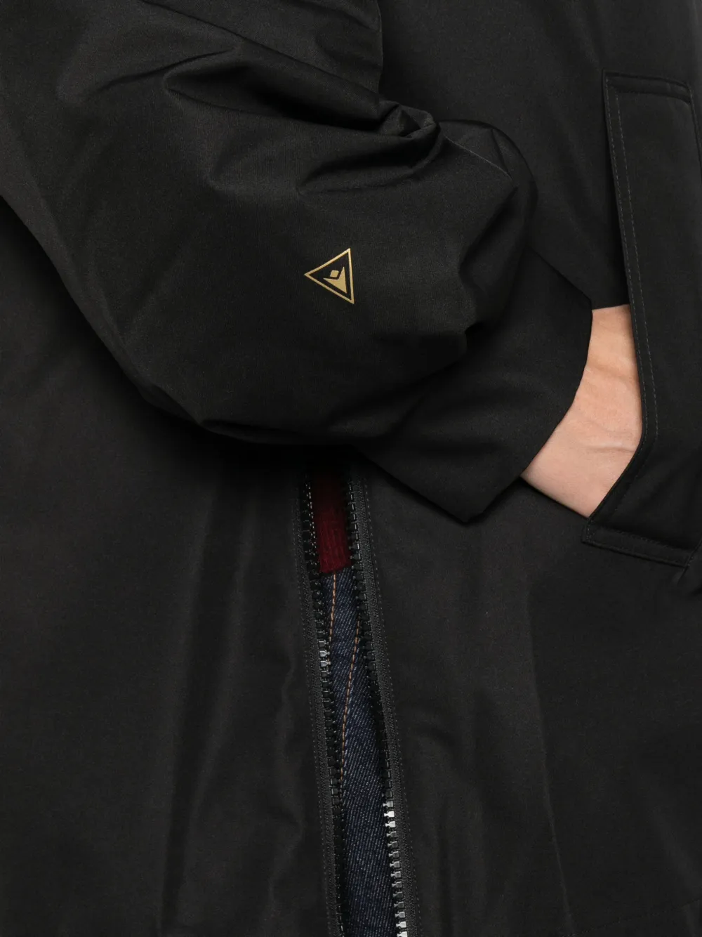 Macron Essy Hooded Zip Coat In Black