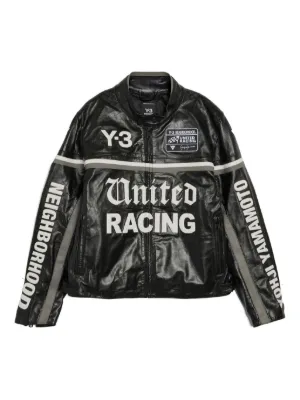 Y-3（ワイスリー）レザージャケット｜Farfetch（ファーフェッチ）
