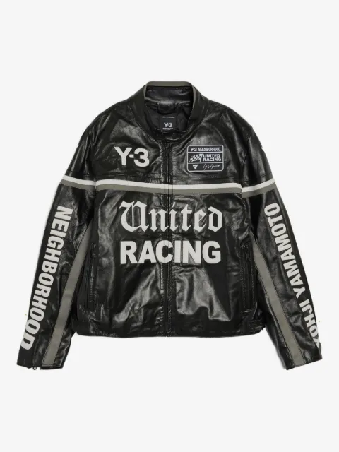 Y-3 x NBHD leather jacket