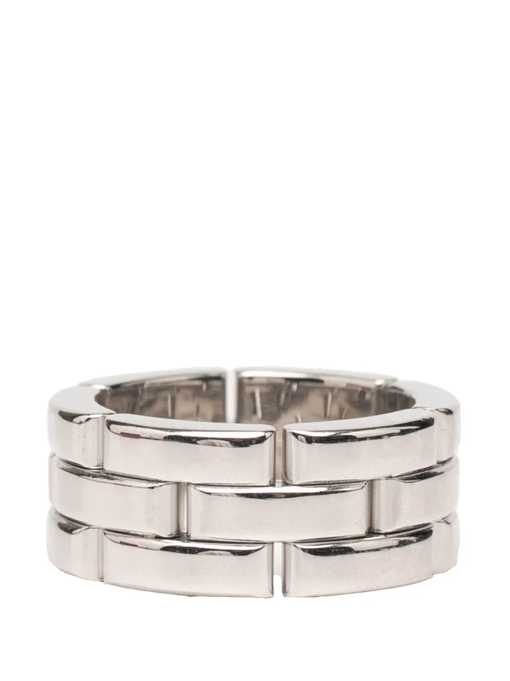 Cartier 18K白金 Triple Row Maillon Panthère 戒指（2000-2015年典藏款） | 男士 | Image 2