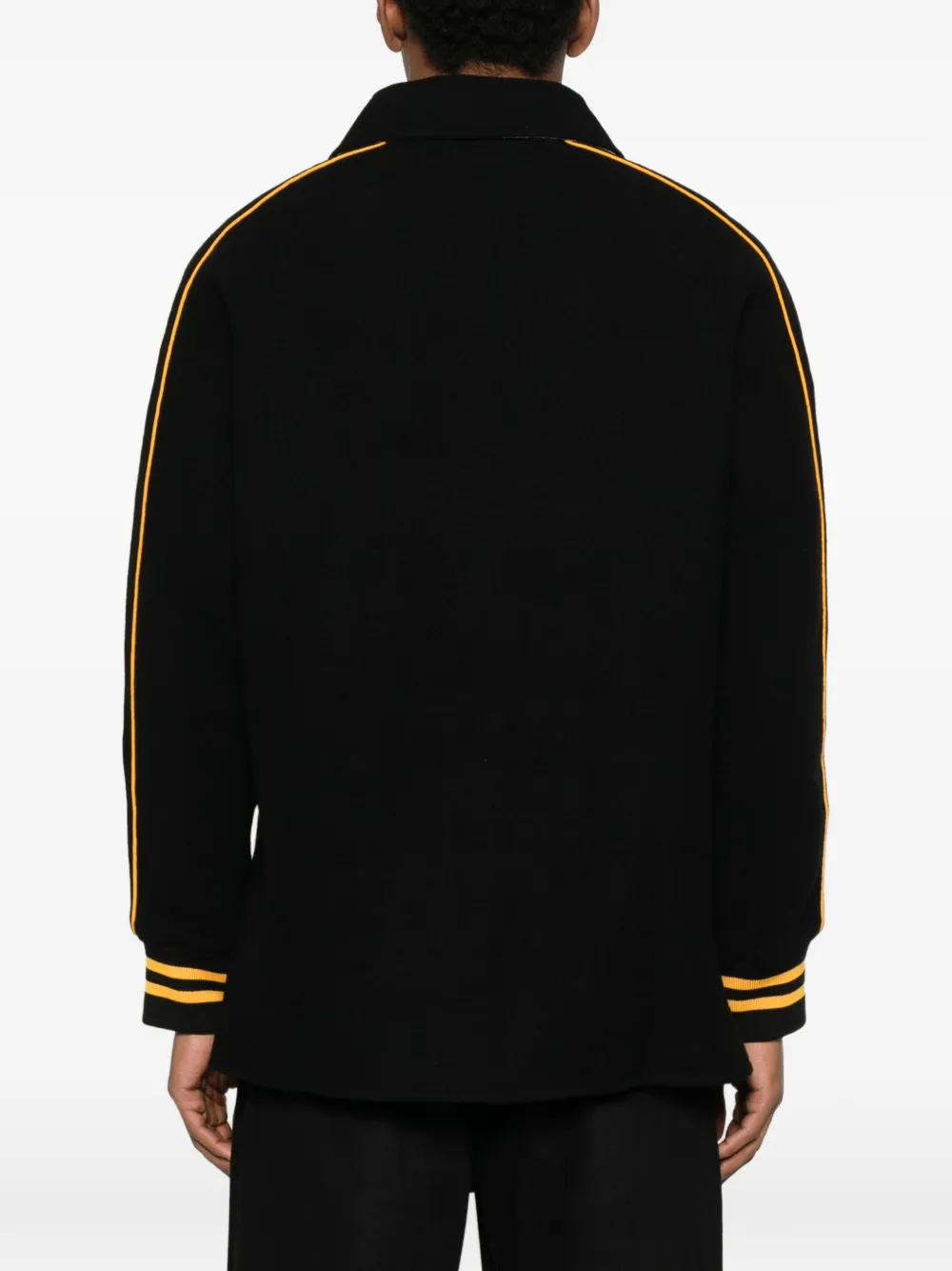 Bode Monogram Snap Reversible Jacket In Black