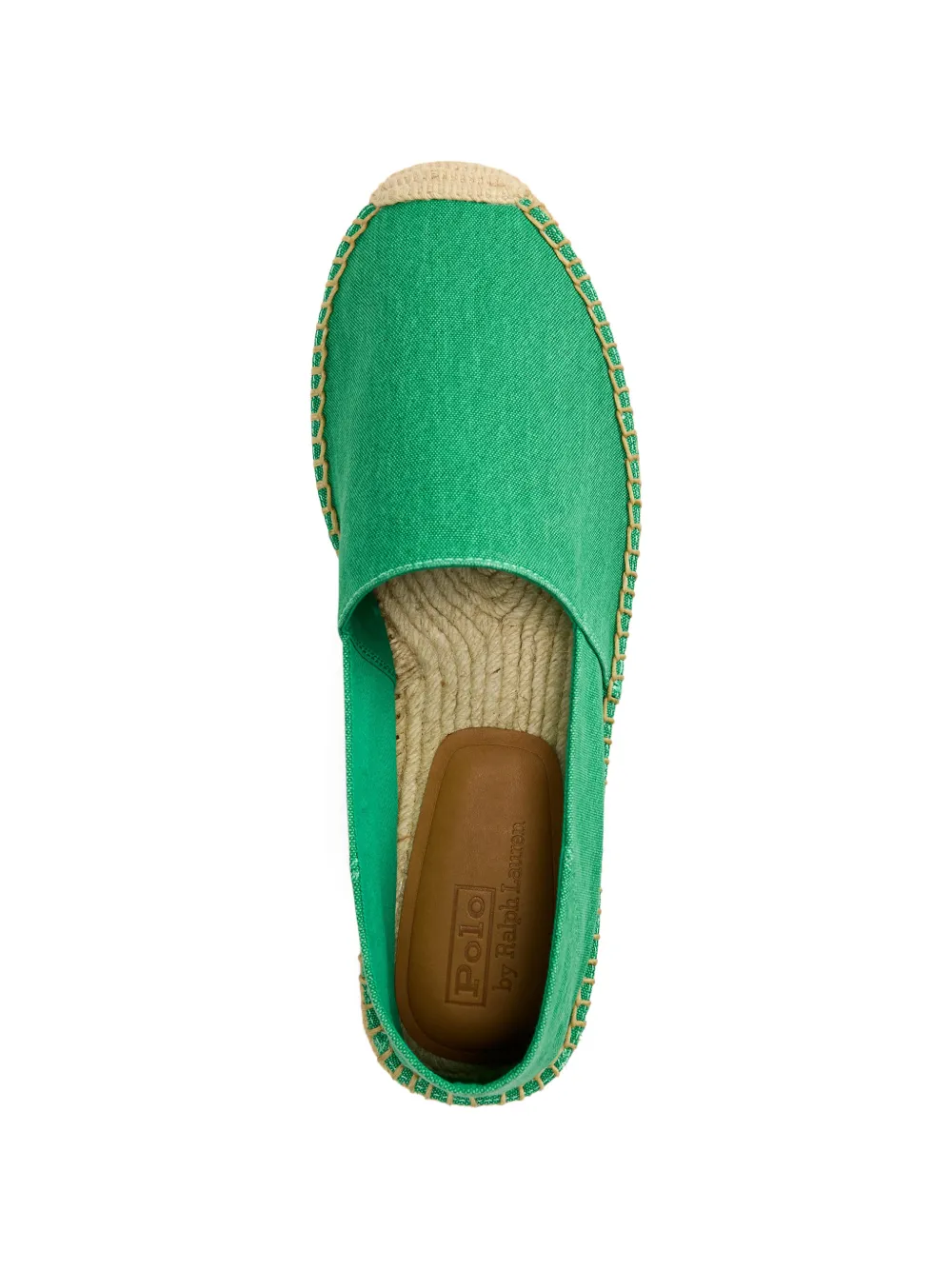 Polo Ralph Lauren Pony espadrilles met borduurwerk Groen