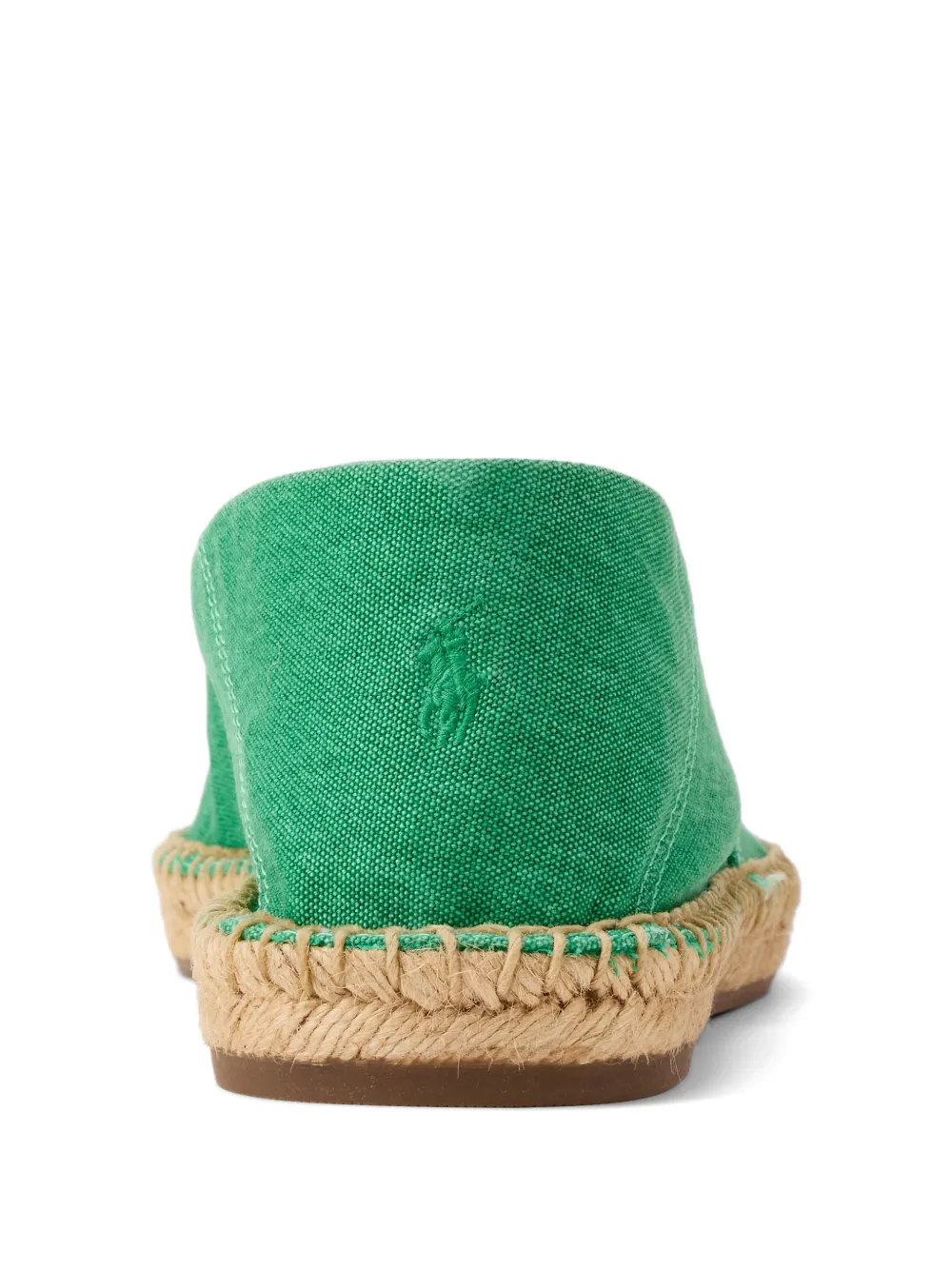 Polo Ralph Lauren Pony espadrilles met borduurwerk Groen