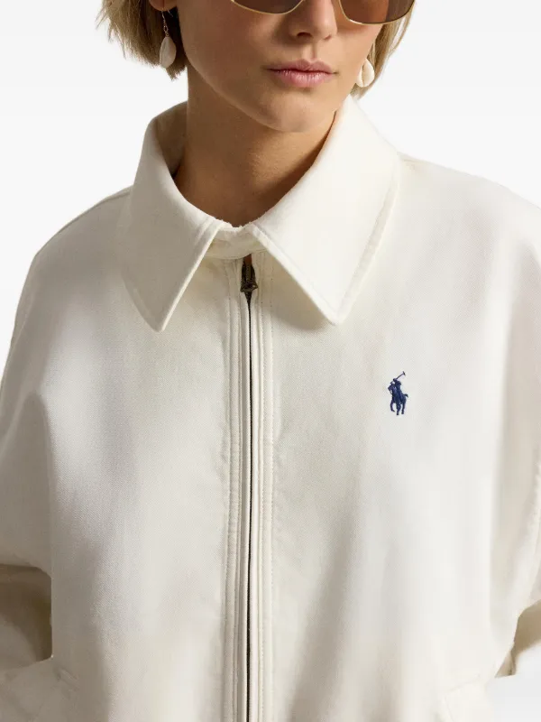 Polo Ralph Lauren double-sided Cotton Jacket | Neutrals | FARFETCH