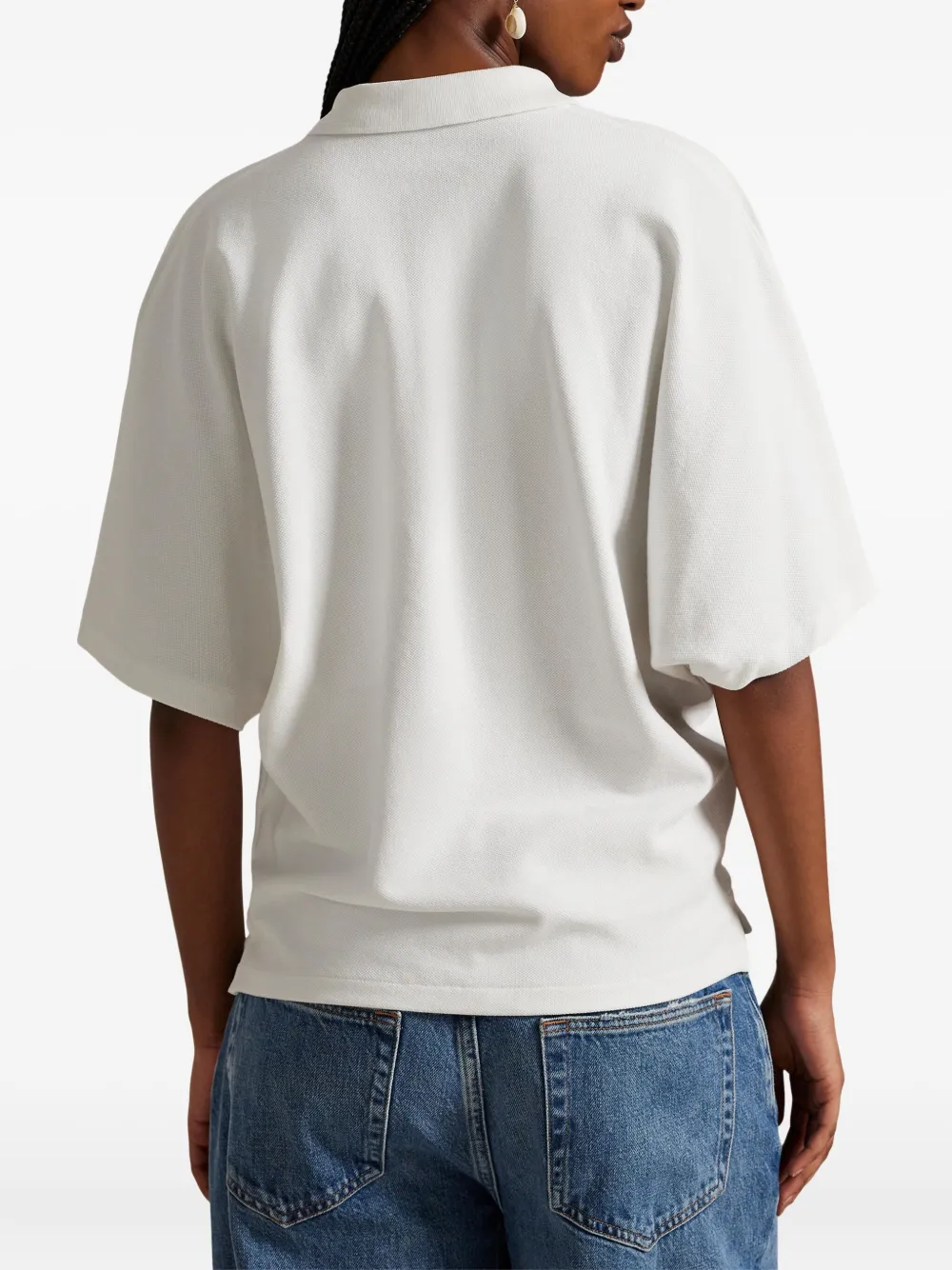 Polo Ralph Lauren Poloshirt Mit Fledermausärmeln In White