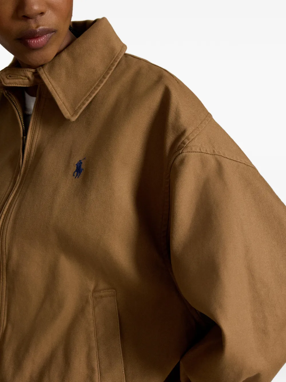 Polo Ralph Lauren Katoenen jack Bruin