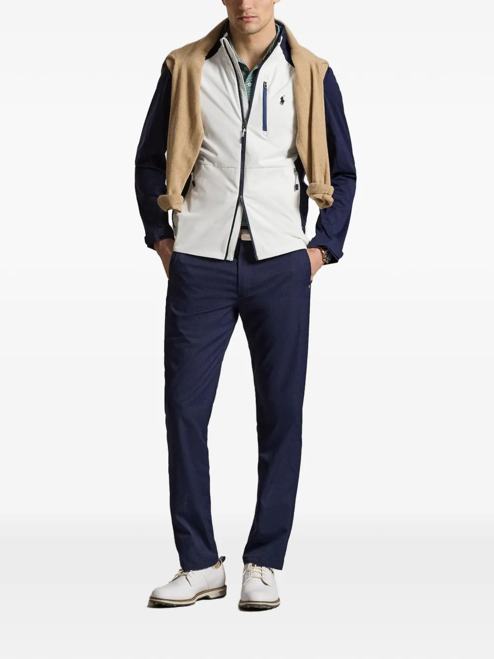  Rlx Ralph Lauren Zipped Lightweight Jacket - Blue 