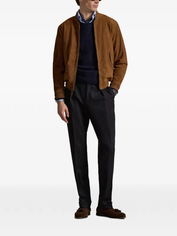 POLO Ralph Lauren suede jacket レザージャケット Suede Cafe Racer Jacket for Men | Ralph Lauren® IN