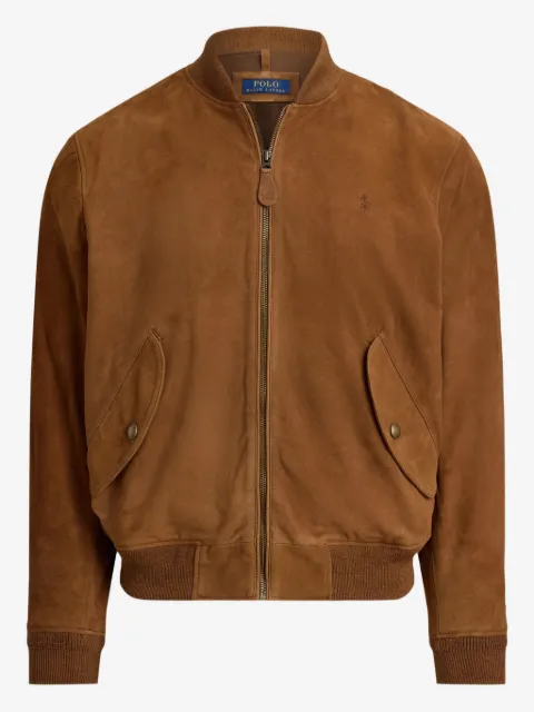 Polo Ralph Lauren zipped suede jacket