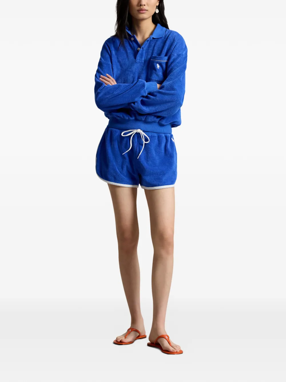  Polo Ralph Lauren Short De Sport à Lien De Resserrage - Bleu 