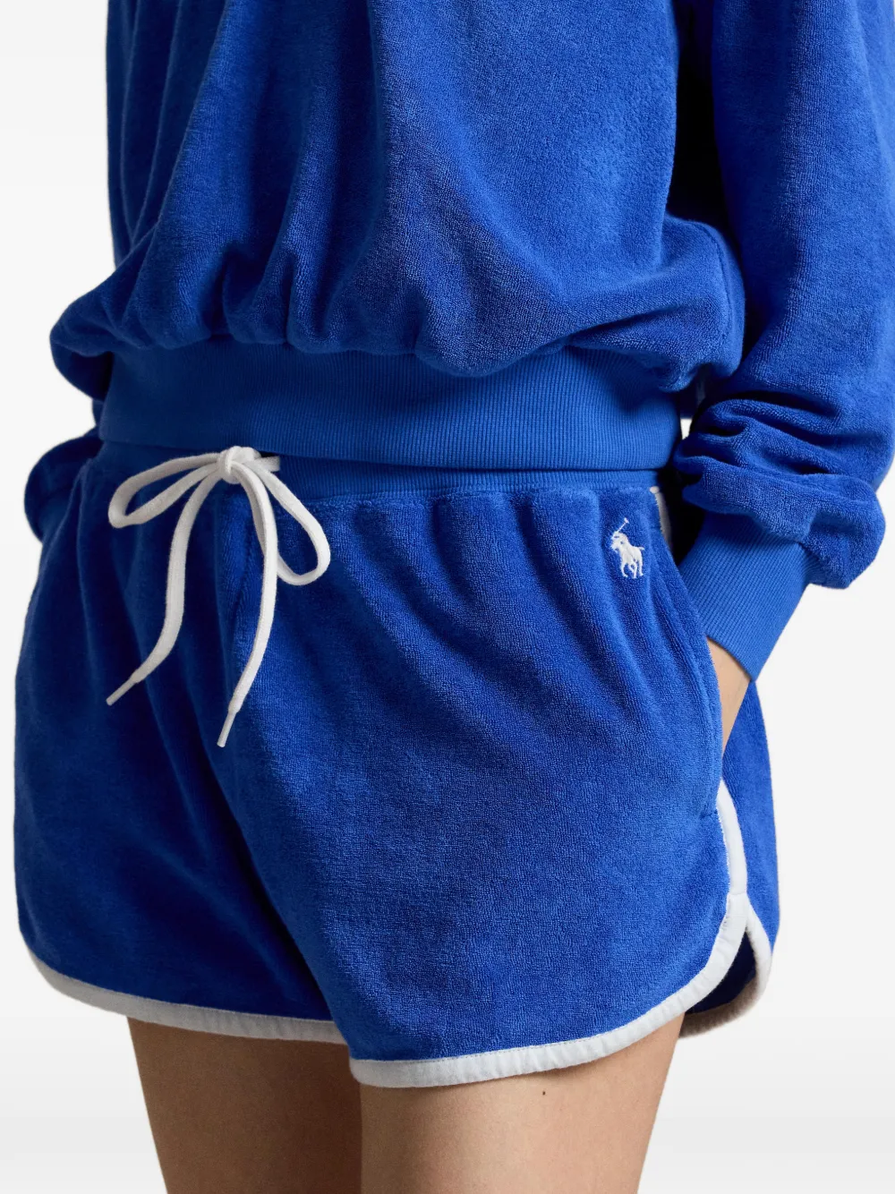 Polo Ralph Lauren Trainingsshorts met trekkoordtaille Blauw