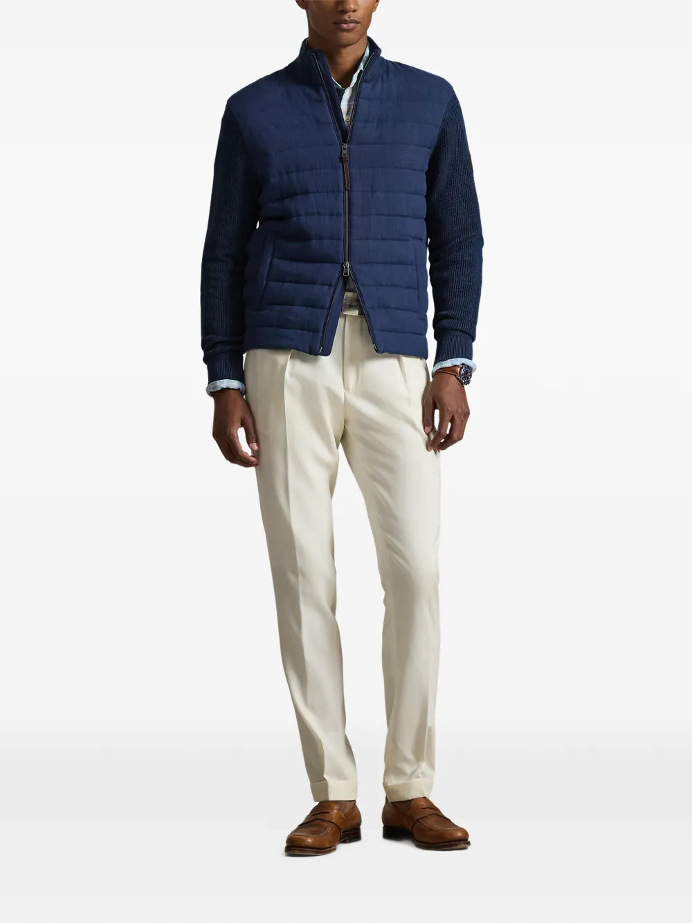Polo Ralph Lauren Gewatteerd jack Blauw