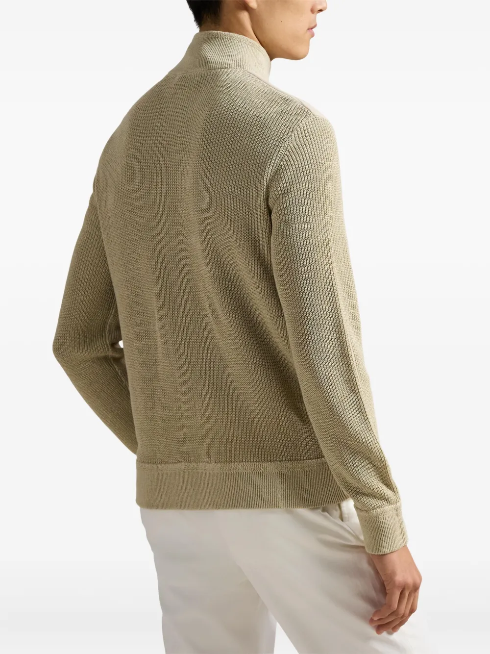 panelled padded jacket