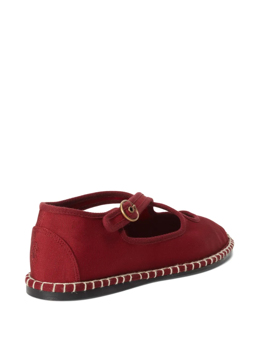 Polo Ralph Lauren Crisscross Buckled Espadrille In Red