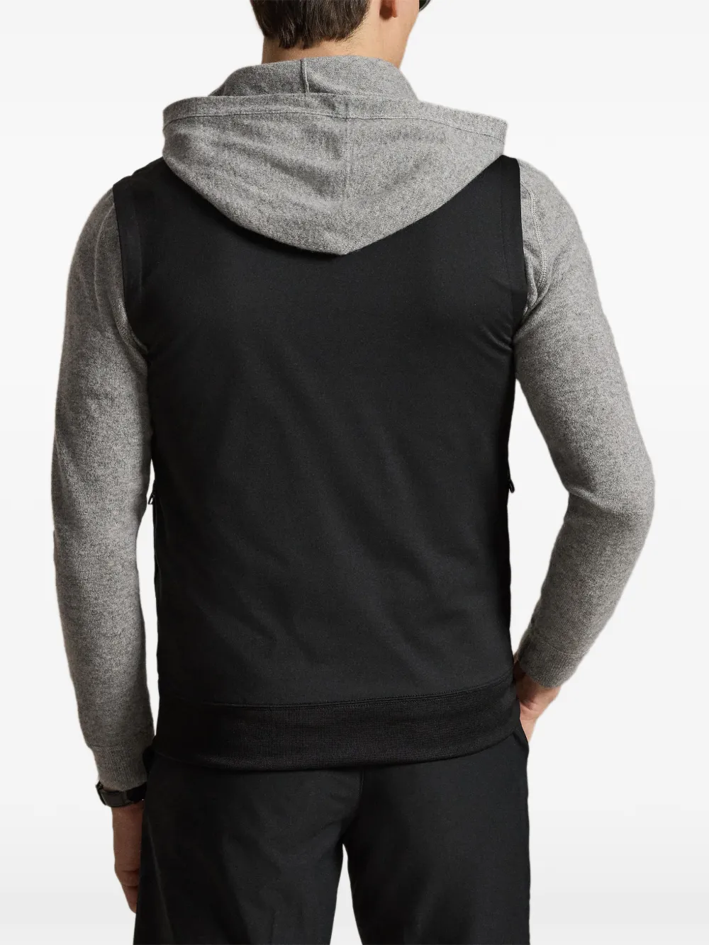RLX Ralph Lauren Mouwloze top met halve rits Zwart