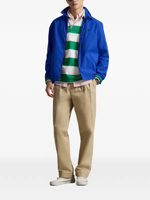 Polo Ralph Lauren Twill Bi-Swing logo-detail Jacket | Blue