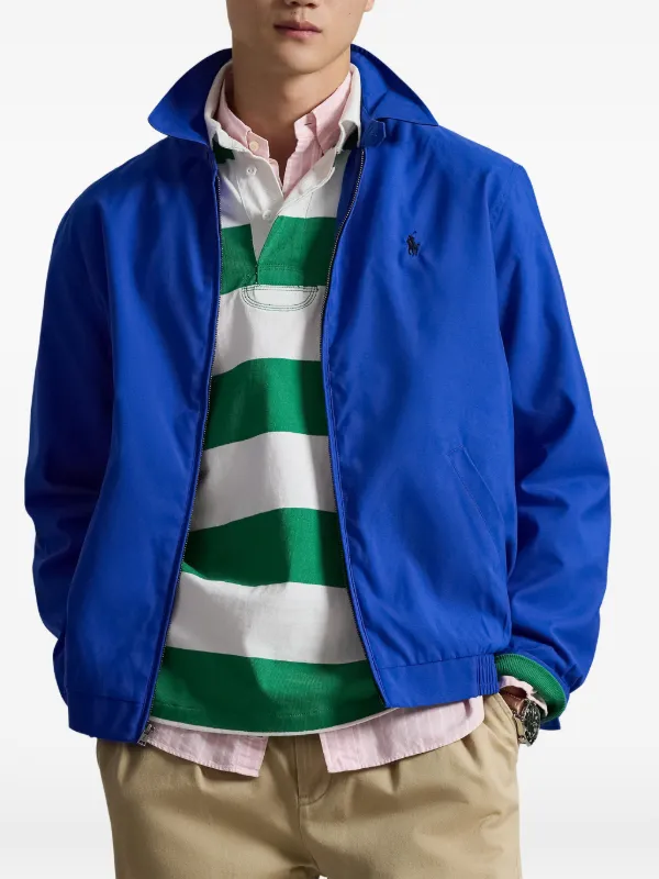 Polo Ralph Lauren Twill Bi-Swing logo-detail Jacket | Blue